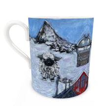 Load image into Gallery viewer, Black Head Sheep with Matterhorn on the background at the Gornergrat railway