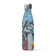 Load image into Gallery viewer, Mountain Goat on skis in Zermatt with Matterhorn thermal-bottle