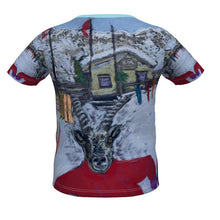 Load image into Gallery viewer, Ibex skiing down in Cervinia with Monte Cervino in the background
