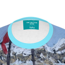 Load image into Gallery viewer, Ibex on skis in Cervinia mens cut and sew t-shirt