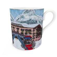 Load image into Gallery viewer, Marmot on Skis in Lech Bone China Mug