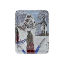 Load image into Gallery viewer, Tray of two skiing marmots in the Alpe Sitten of Gressoney