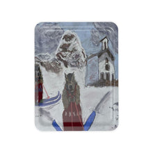 Load image into Gallery viewer, Tray of two skiing marmots in the Alpe Sitten of Gressoney