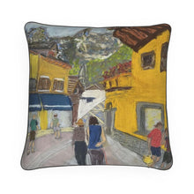 Load image into Gallery viewer, The Via Roma in Courmayeur Luxury Cushion