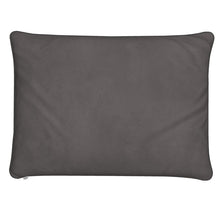 Load image into Gallery viewer, Kids skiing in Courmayeur with Monte Bianco rectangular cushion