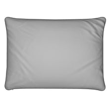 Load image into Gallery viewer, Friends skiing in Pila Luxury Rectangular Cushion