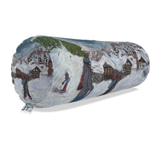 Load image into Gallery viewer, End of Ski Day in Val Veny bolster cushion.