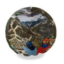 Load image into Gallery viewer, The Waiting for the Funicular in Courmayeur Bolster Cushion