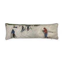 Load image into Gallery viewer, Medium bolster with kids skiing in Maison Vielle