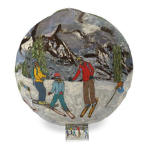 Load image into Gallery viewer, Dads and kids in Courmayeur with Dent du Géant big bolster