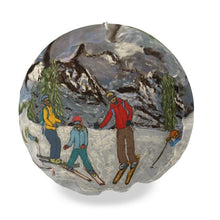 Load image into Gallery viewer, Dads and kids in Courmayeur with Dent du Géant big bolster