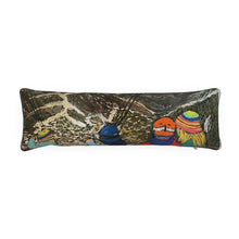 Load image into Gallery viewer, A Medium Size Bolster with some Kids Waiting for the Funicular in Cour