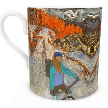Load image into Gallery viewer, Mountain Girl cycling in Gressoney, Valle d'Aosta