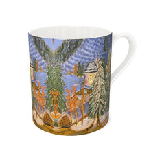 Load image into Gallery viewer, The Vail Village at Night Bone China Mug
