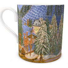 Load image into Gallery viewer, The Vail Village at Night Bone China Mug