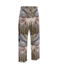 Load image into Gallery viewer, Lonely Skier in the Woods Womens Luxury Pijama Trousers