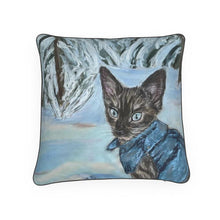Load image into Gallery viewer, Yuli the Bengal Cat Large Cushion