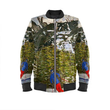 Load image into Gallery viewer, Skiing in La Thuile Ladies Bomber Jacket