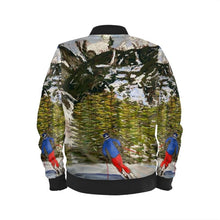 Load image into Gallery viewer, Skiing in La Thuile Ladies Bomber Jacket