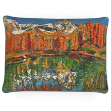 Load image into Gallery viewer, The Lago Blu & Cervino Rectangular Big Cushion