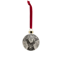 Load image into Gallery viewer, Deer Christmas bauble