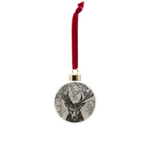 Load image into Gallery viewer, Deer Christmas bauble