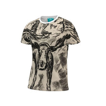 Load image into Gallery viewer, Moose with Maroon Bells Unisex T-shirt
