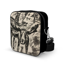 Load image into Gallery viewer, Napa Leather Moose with Maroon Bells Shoulder Bag