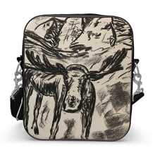 Load image into Gallery viewer, Napa Leather Moose with Maroon Bells Shoulder Bag