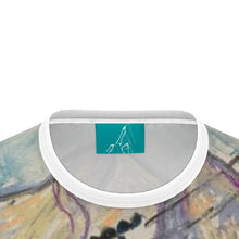 Load image into Gallery viewer, Moose on Skis in the Butte T-shirt/ski t-shirt/ ski design t-shirt.