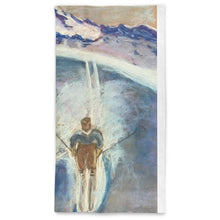 Load image into Gallery viewer, Alpine Skiers in the Aosta Valley neck gaiter/skiing neck tube/ ski necktie