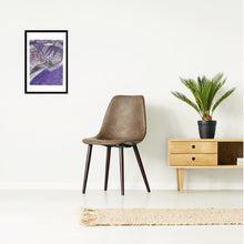 Load image into Gallery viewer, Lone Skier Heli-Skiing in Bella Coola, BC, Canada/ Framed Art Print