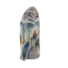 Load image into Gallery viewer, The Downhill Skiers somewhere in the Aosta Valley Long-Sleeves Slim-Fit T-shirt