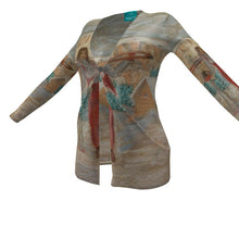 Load image into Gallery viewer, A Vintage Ski Ladies' Cardigan with Pockets - Dolomiti Val di Fassa Cardigan