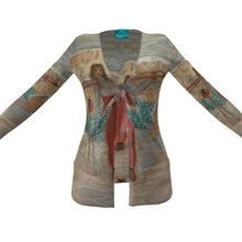 Load image into Gallery viewer, A Vintage Ski Ladies' Cardigan with Pockets - Dolomiti Val di Fassa Cardigan