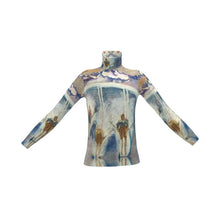 Load image into Gallery viewer, Alpine Skiers in the Aosta Valley Slim Fit Roll Neck