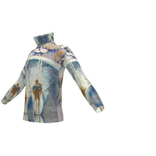 Load image into Gallery viewer, Alpine Skiers in the Aosta Valley Slim Fit Roll Neck