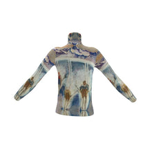 Load image into Gallery viewer, Alpine Skiers in the Aosta Valley Slim Fit Roll Neck