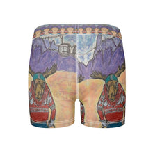 Load image into Gallery viewer, A pair of designer boxes with a moose in Courmayeur