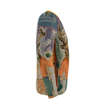 Load image into Gallery viewer, Long-Sleeves Deer with Skis t-shirts in St Moritz