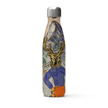 Load image into Gallery viewer, Thermal Bottle with Deer on Skis with the Matterhorn