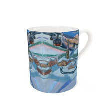 Load image into Gallery viewer, Tignes scene Large Bone China Mug