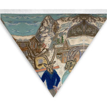 Load image into Gallery viewer, Two Ibex in Mürren with the Eiger Bunting.