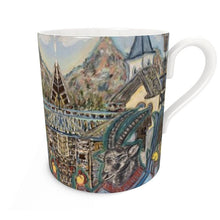 Load image into Gallery viewer, Stambecco in La Saxe Courmayeur Bone Chine Mug