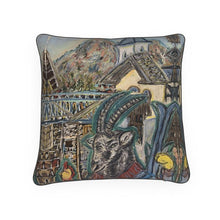 Load image into Gallery viewer, Stambecco in La Saxe Courmayeur luxury cushion
