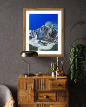 Load image into Gallery viewer, Aiguille des Drus and Aiguille Verte Soft Pastels Painting
