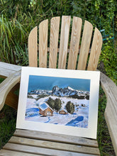 Load image into Gallery viewer, Limited Edition Giclée Prints of Alpe di Siusi on a variety of sizes.