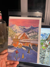 Load image into Gallery viewer, The Gothic Mountain in Crested Butte at Dusk Greeting Card 5"x7"