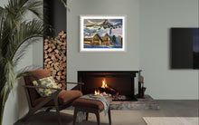 Load image into Gallery viewer, Chateau Branlant Soft Pastels Painting with Monte Bianco