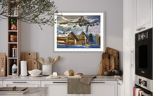 Load image into Gallery viewer, Chateau Branlant Soft Pastels Painting with Monte Bianco